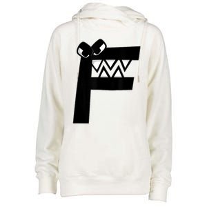 Villain Letter F Costume Boys Matching Evil Alphabet Lore Womens Funnel Neck Pullover Hood