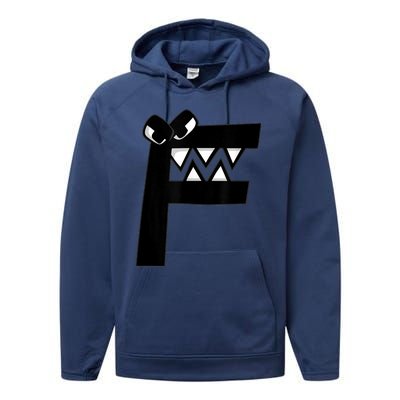 Villain Letter F Costume Boys Matching Evil Alphabet Lore Performance Fleece Hoodie