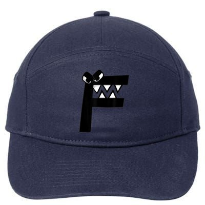 Villain Letter F Costume Boys Matching Evil Alphabet Lore 7-Panel Snapback Hat