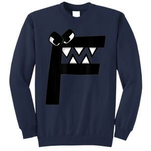 Villain Letter F Costume Boys Matching Evil Alphabet Lore Tall Sweatshirt