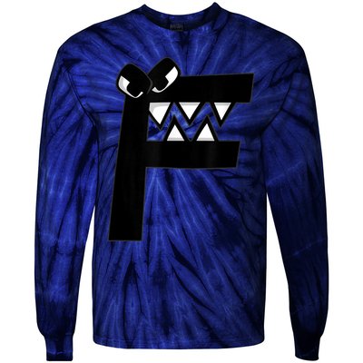 Villain Letter F Costume Boys Matching Evil Alphabet Lore Tie-Dye Long Sleeve Shirt