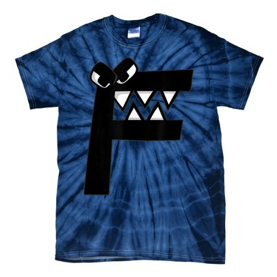 Villain Letter F Costume Boys Matching Evil Alphabet Lore Tie-Dye T-Shirt