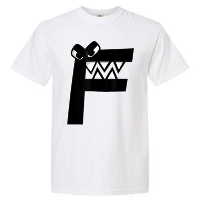 Villain Letter F Costume Boys Matching Evil Alphabet Lore Garment-Dyed Heavyweight T-Shirt