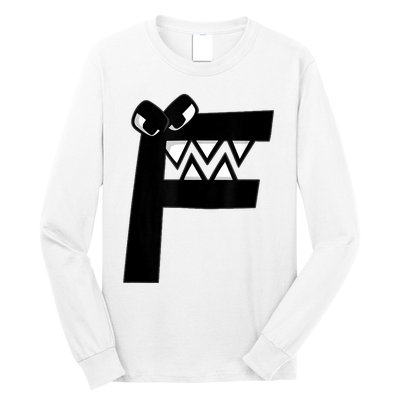 Villain Letter F Costume Boys Matching Evil Alphabet Lore Long Sleeve Shirt