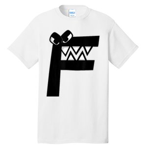 Villain Letter F Costume Boys Matching Evil Alphabet Lore Tall T-Shirt