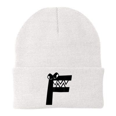 Villain Letter F Costume Boys Matching Evil Alphabet Lore Knit Cap Winter Beanie