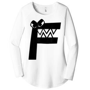 Villain Letter F Costume Boys Matching Evil Alphabet Lore Women's Perfect Tri Tunic Long Sleeve Shirt