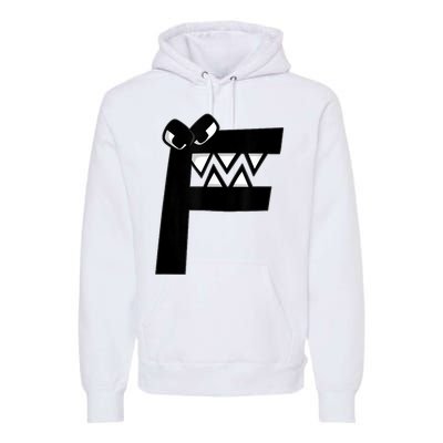 Villain Letter F Costume Boys Matching Evil Alphabet Lore Premium Hoodie