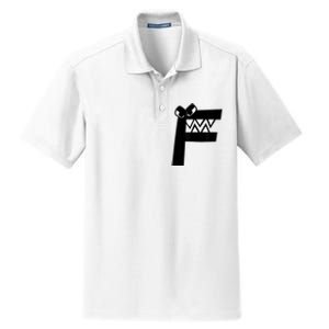 Villain Letter F Costume Boys Matching Evil Alphabet Lore Dry Zone Grid Polo