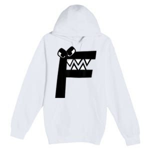 Villain Letter F Costume Boys Matching Evil Alphabet Lore Premium Pullover Hoodie