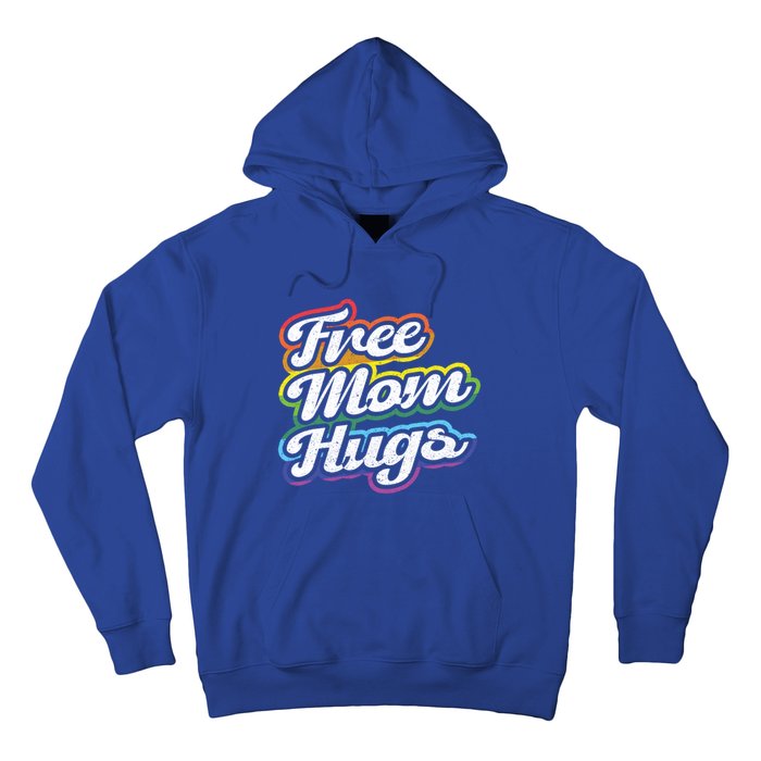 Vintage Lgbtq Free Mom Hugs Cool Gift Hoodie