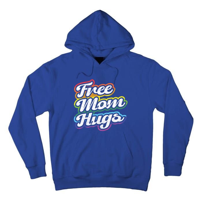 Vintage Lgbtq Free Mom Hugs Cool Gift Tall Hoodie