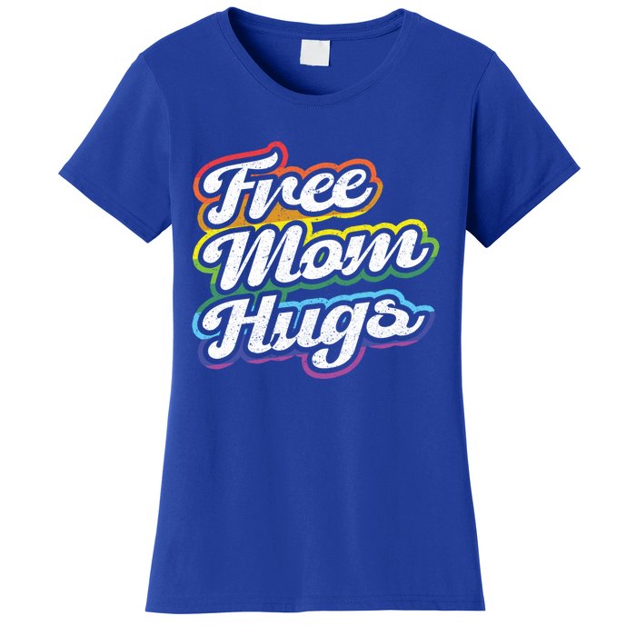 Vintage Lgbtq Free Mom Hugs Cool Gift Women's T-Shirt