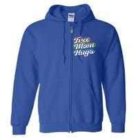 Vintage Lgbtq Free Mom Hugs Cool Gift Full Zip Hoodie