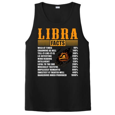 Vintage Libra Facts Funny Zodiac Sign Birthday Horoscope Meaningful Gift PosiCharge Competitor Tank