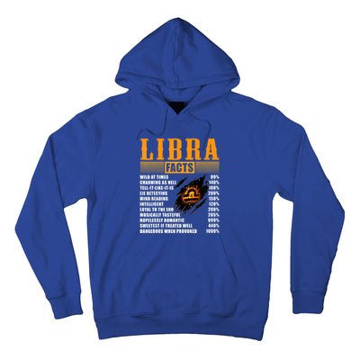 Vintage Libra Facts Funny Zodiac Sign Birthday Horoscope Meaningful Gift Hoodie