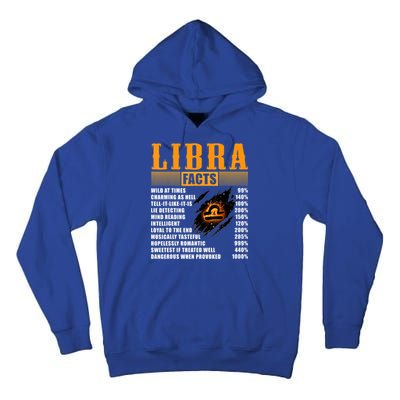 Vintage Libra Facts Funny Zodiac Sign Birthday Horoscope Meaningful Gift Tall Hoodie