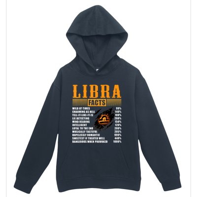 Vintage Libra Facts Funny Zodiac Sign Birthday Horoscope Meaningful Gift Urban Pullover Hoodie