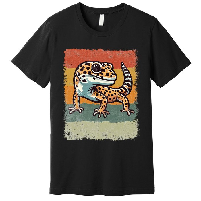 Vintage Leopard Gecko Premium T-Shirt