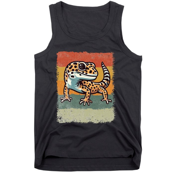 Vintage Leopard Gecko Tank Top