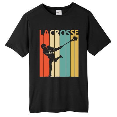 Vintage Lacrosse, Gift For Lacrosse Player Tall Fusion ChromaSoft Performance T-Shirt