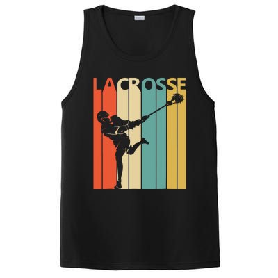 Vintage Lacrosse, Gift For Lacrosse Player PosiCharge Competitor Tank