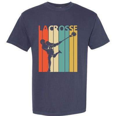 Vintage Lacrosse, Gift For Lacrosse Player Garment-Dyed Heavyweight T-Shirt