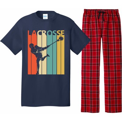 Vintage Lacrosse, Gift For Lacrosse Player Pajama Set