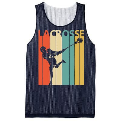 Vintage Lacrosse, Gift For Lacrosse Player Mesh Reversible Basketball Jersey Tank