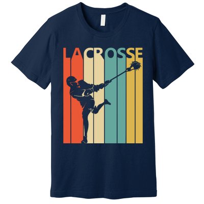 Vintage Lacrosse, Gift For Lacrosse Player Premium T-Shirt