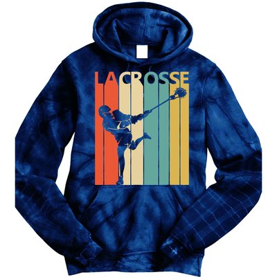 Vintage Lacrosse, Gift For Lacrosse Player Tie Dye Hoodie