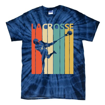 Vintage Lacrosse, Gift For Lacrosse Player Tie-Dye T-Shirt