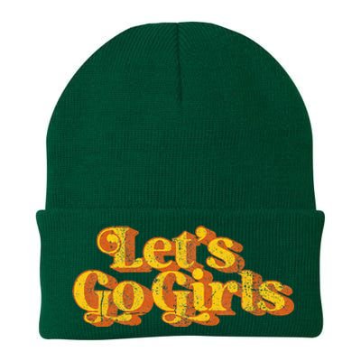 Vintage Lets Go Funny Country Music Retro 70s Knit Cap Winter Beanie