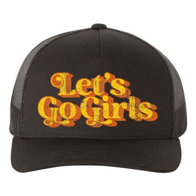 Vintage Lets Go Funny Country Music Retro 70s Yupoong Adult 5-Panel Trucker Hat