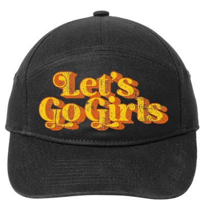 Vintage Lets Go Funny Country Music Retro 70s 7-Panel Snapback Hat