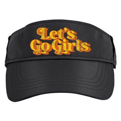 Vintage Lets Go Funny Country Music Retro 70s Adult Drive Performance Visor