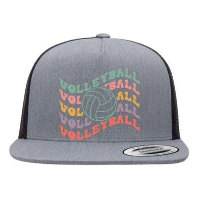 Volleyball Lovers Game Day Flat Bill Trucker Hat