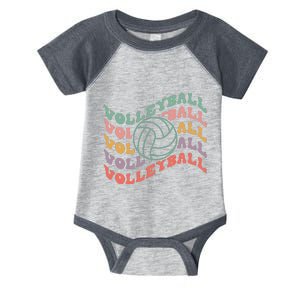 Volleyball Lovers Game Day Infant Baby Jersey Bodysuit