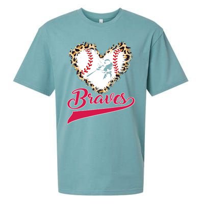 Vintage Leopard Hearts Brave Proud Strong Sueded Cloud Jersey T-Shirt