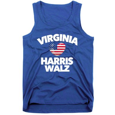 Virginia Loves Harris Walz America Vote Norfolk Richmond Va Gift Tank Top