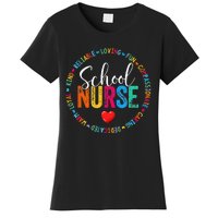 Vintage Love Heart Rn Nursing School Nurse Graduation Gift Women's T-Shirt