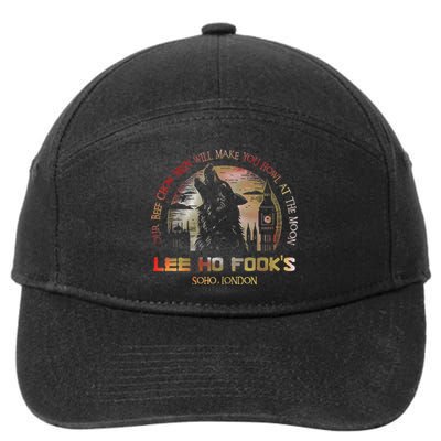 Vintage L.E.E H.O F.O.O.K.S Chinese Restaurant 7-Panel Snapback Hat