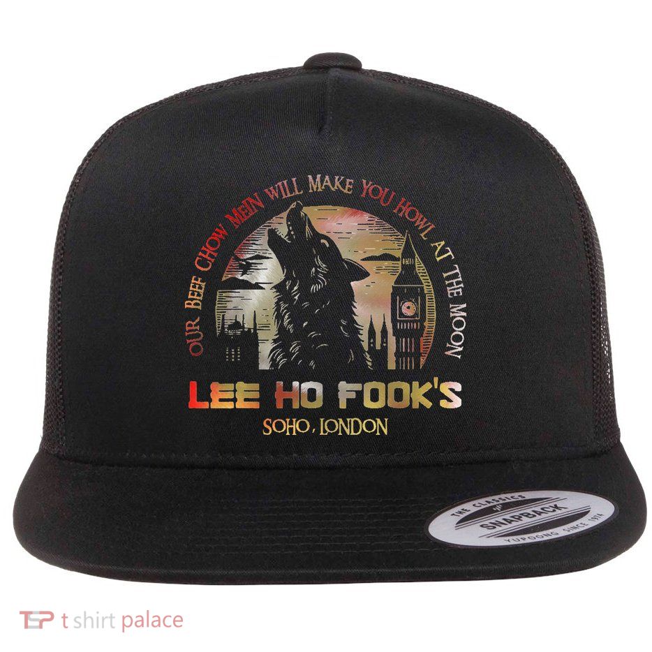 Vintage L.E.E H.O F.O.O.K.S Chinese Restaurant Flatbill Hat