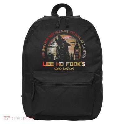 Vintage L.E.E H.O F.O.O.K.S Chinese Restaurant 16 in Basic Backpack
