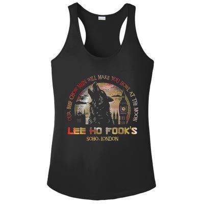Vintage L.E.E H.O F.O.O.K.S Chinese Restaurant Ladies PosiCharge Competitor Racerback Tank