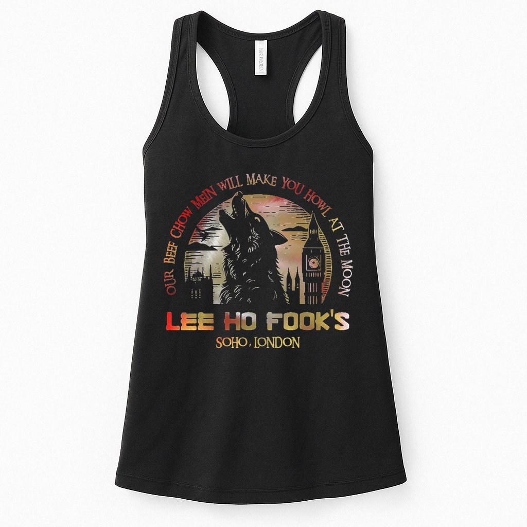Vintage L.E.E H.O F.O.O.K.S Chinese Restaurant Womens Tank Top