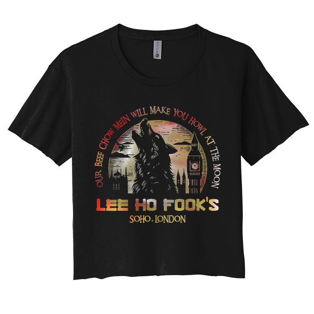 Vintage L.E.E H.O F.O.O.K.S Chinese Restaurant Crop Top