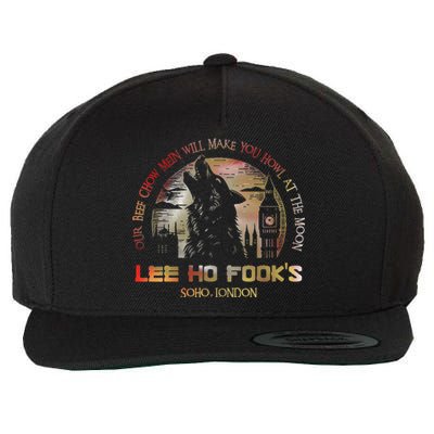 Vintage L.E.E H.O F.O.O.K.S Chinese Restaurant Wool Snapback Cap