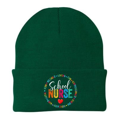 Vintage Love Heart Rn Nursing School Nurse Graduation Gift Knit Cap Winter Beanie