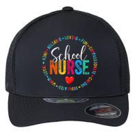 Vintage Love Heart Rn Nursing School Nurse Graduation Gift Flexfit Unipanel Trucker Cap